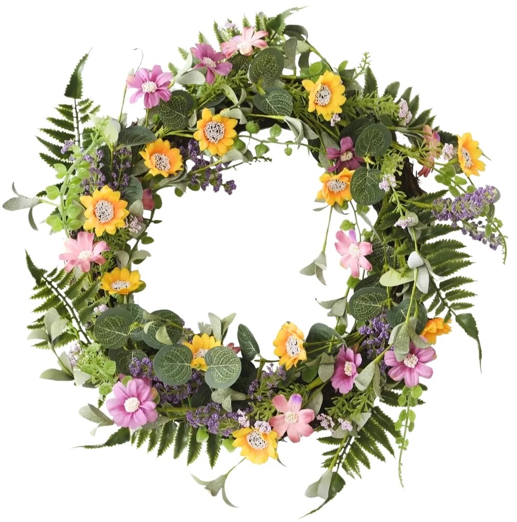 Coronita de usa de primavara SPRING FLORAL Ø45 cm
