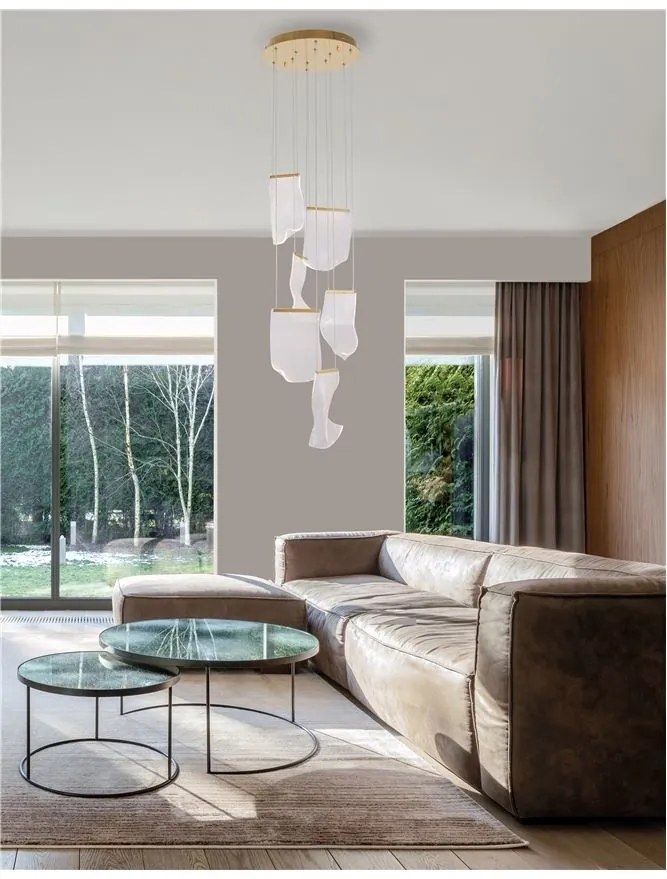 Lustra LED moderna cu design original deosebit SIDERNO