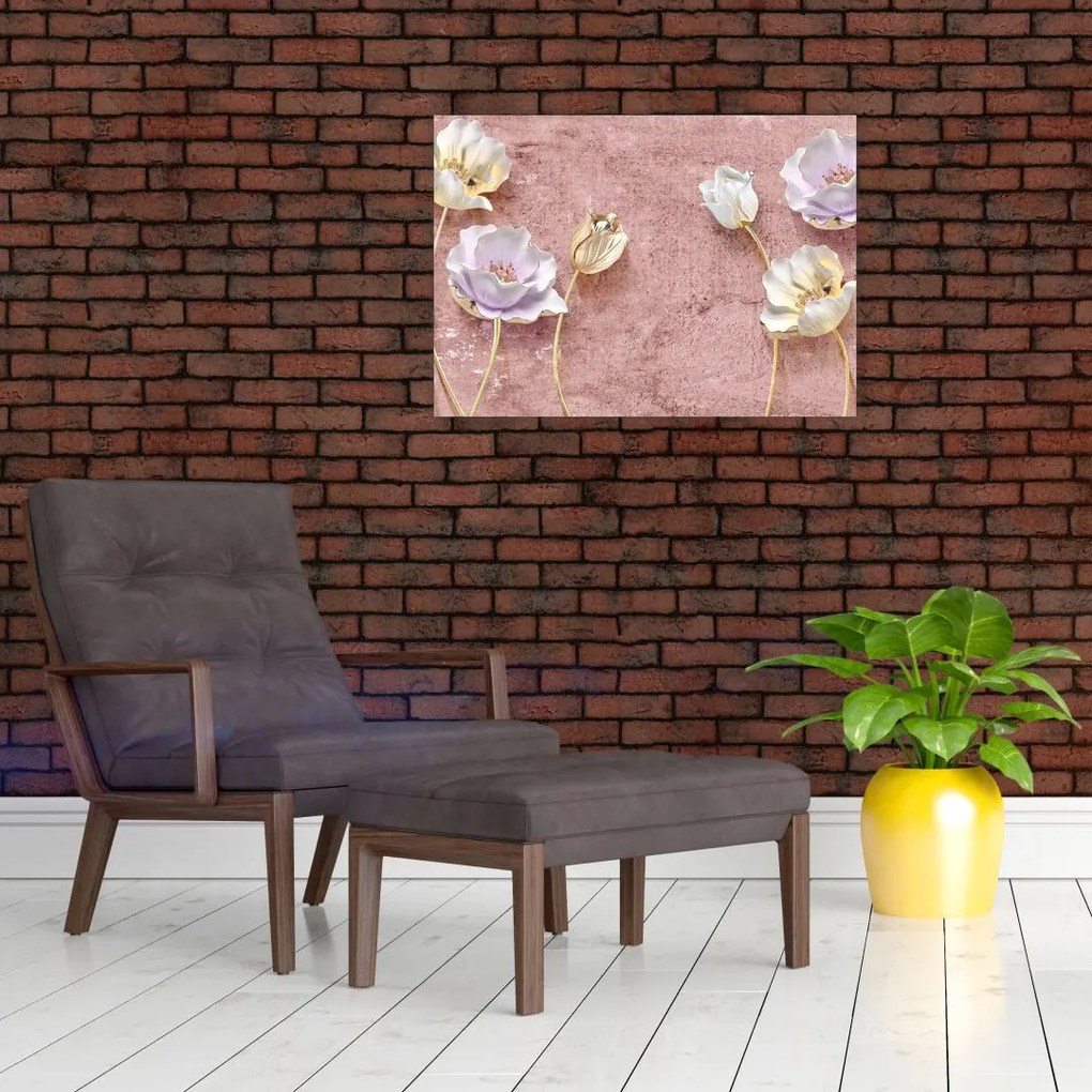 Tablou cu flori (70x50 cm)