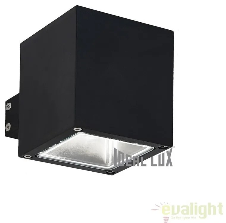 Aplica de perete exterior SNIF AP1 SQUARE NERO 123080