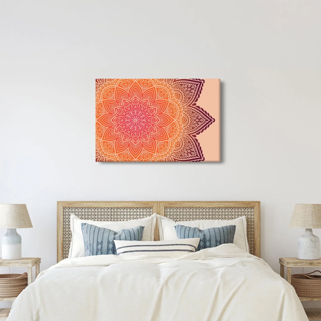 Tablou - Mandala artă (90x60 cm)
