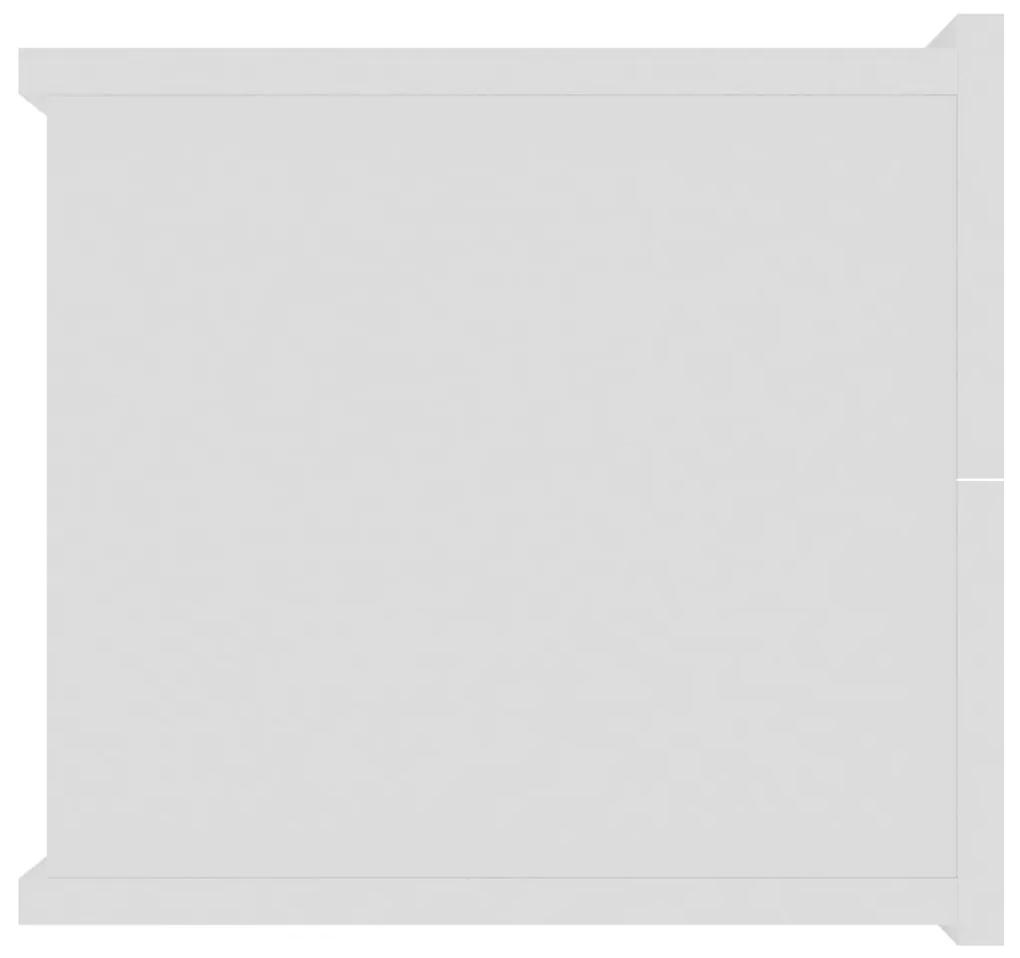 Noptiera, alb, 40 x 30 x 30 cm, PAL 1, Alb