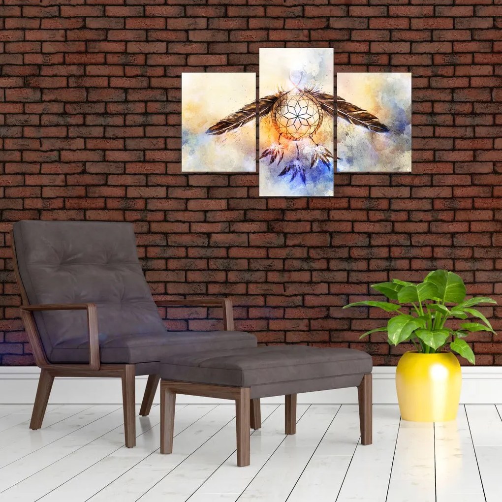 Tablou - Captator de vise cu pene (90x60 cm)