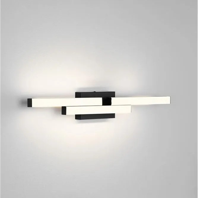 Aplica baie LED, protectie IP44, Aluminiu, Negru, Atom, NVL-9695269