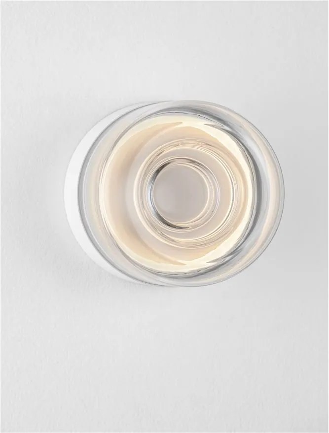 Aplica perete stil minimalist Doris alb