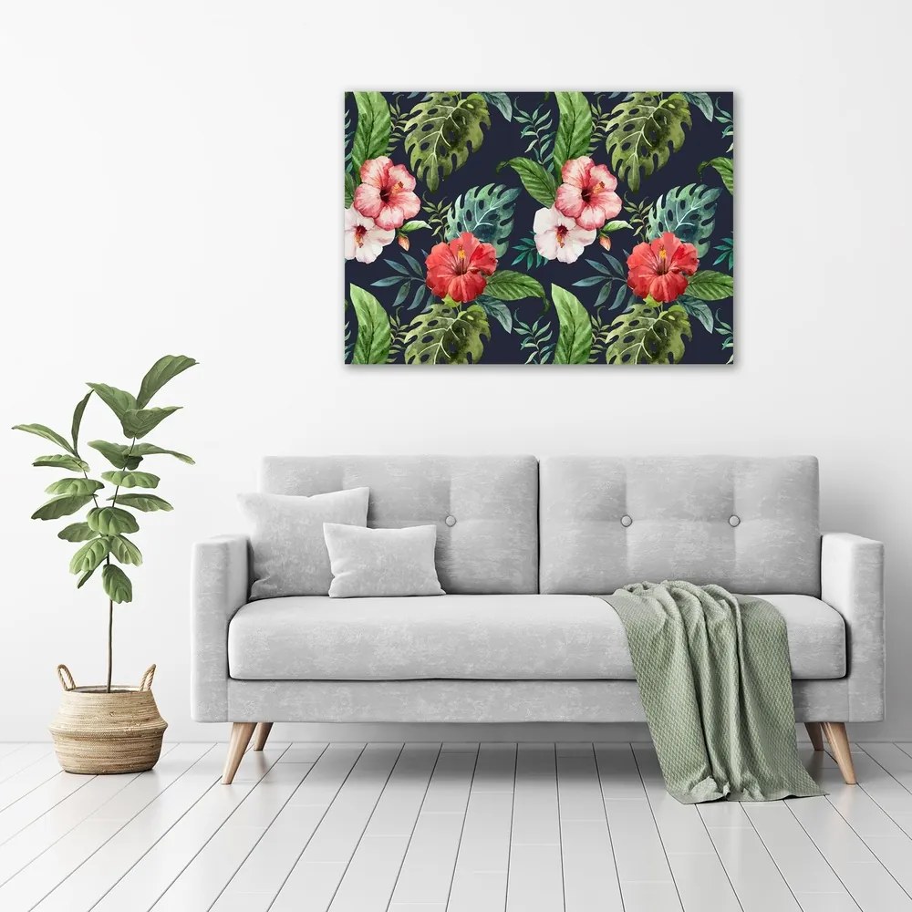 Pictură pe pânză Flori tropicale