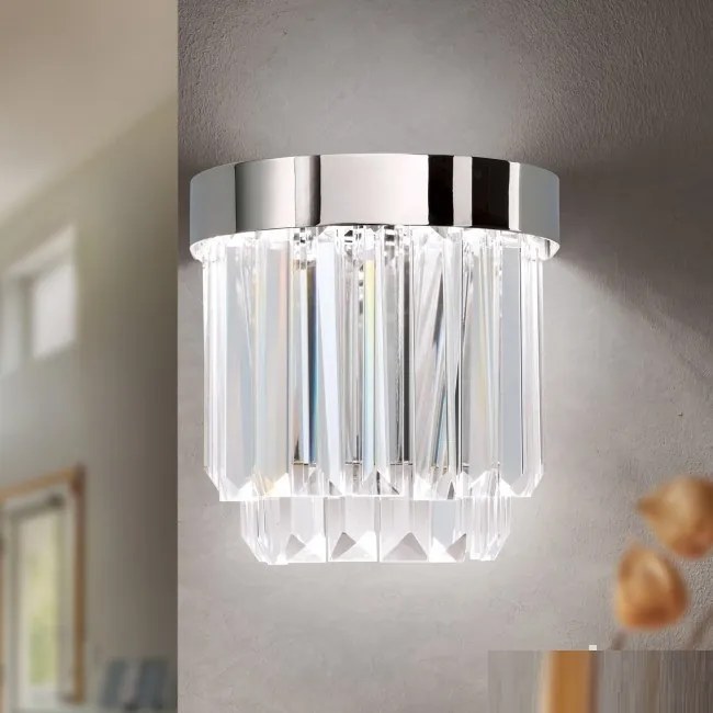 Aplica LED design LUX PRISM, chrome