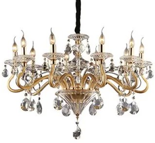 Lustra clasica 10 becuri E14 NEGRESCO 087771 IDEAL LUX