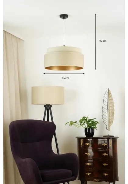 Brilagi - Lustr OREGON VEGE 1xE27/15W/230V, pr. 45 cm, bejliu