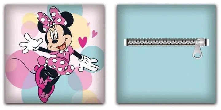Disney Minnie Bubble pernă decorativă cu husă detașabilă 35x35 cm Velur