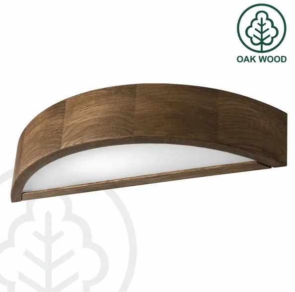 Aplică LED Brilagi CARVALHO 1xE27/60W/230V nuc stejar