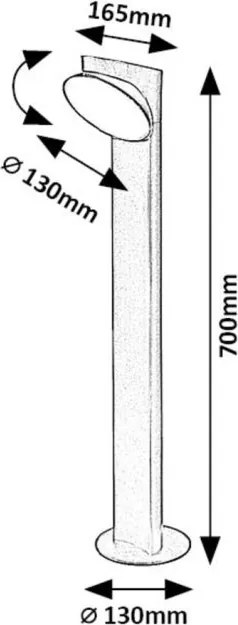 Stalp exterior, Protectie IP54 Wengen