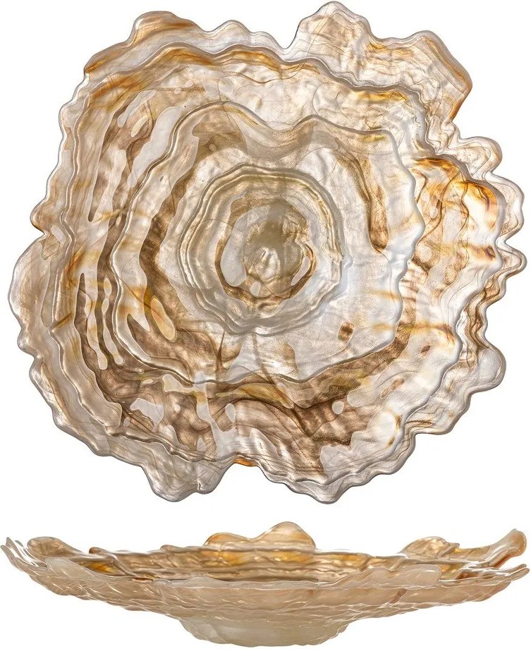 Bol bej din sticlă ø 38,5 cm Asimi – Bloomingville