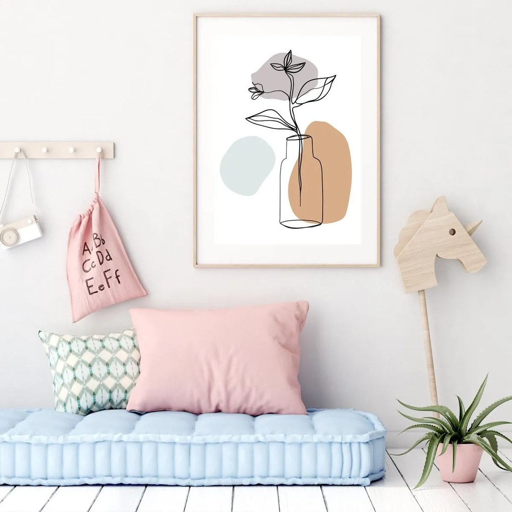 Poster - Vaza cu platnă (A4)