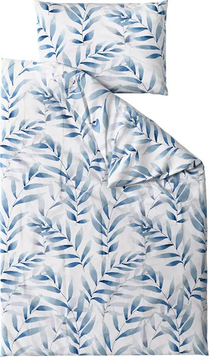 Lenjerie de pat din microfibra KOVENDI albastru-alb Dimensiune lenjerie de pat: 70 x 90 cm | 140 x 220 cm