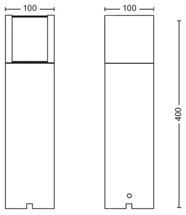 Philips ARBOUR LED lampă exterior 6W 12V 2700K IP44