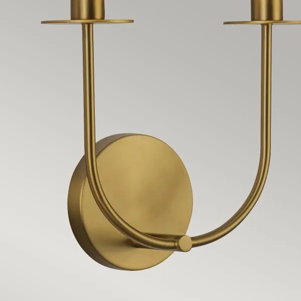 Alora Mood ALM-SYLVIA-2WB-BG-CL - Aplica de perete SYLVIA 2xE14/40W/230V, finisaj auriu