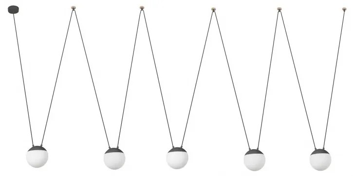 Lustra / Pendul MINE SPACE Dark grey suspension PC 5L 28210-5L