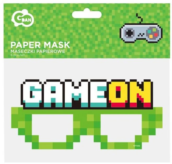 Gamer Game On Masca de jucărie, 6 buc