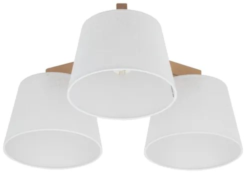 Brilagi - Lustra aplicată LATTE SABIA 3xE27/15W/230V pin/alb