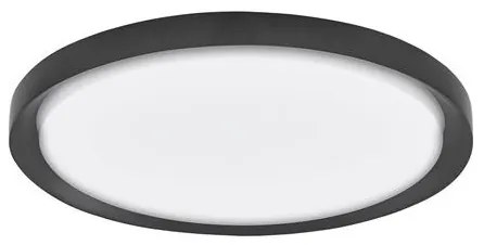 Plafoniera LED moderna design slim 46cm TROY negru NVL-9053592