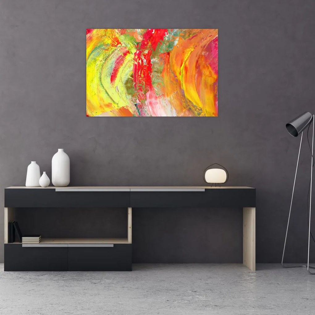 Tablou cu abstracție- pictura (90x60 cm)