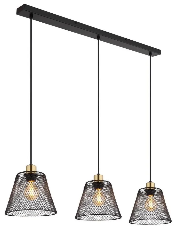 Lustră pe cablu Globo 15646-3H BAKU 3xE27/40W/230V