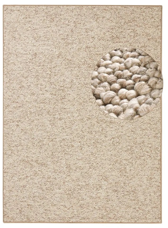 Covor maro deschis 140x200 cm Wolly – BT Carpet