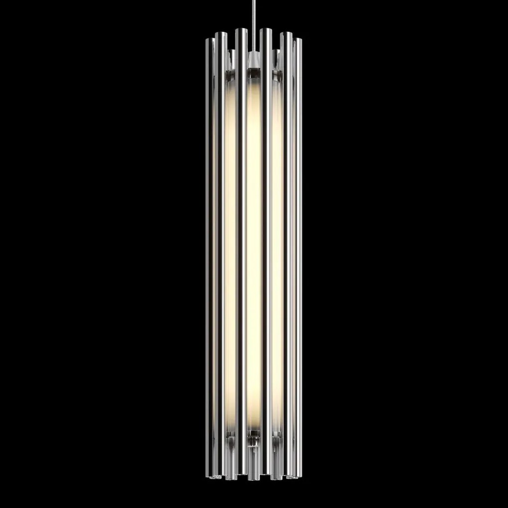 Lustra LED, Pendul design modern Sonata crom