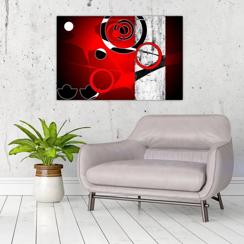 Tablou cu abstracție (90x60 cm)