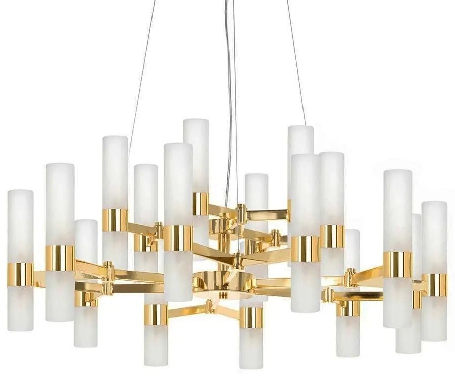 Lustra suspendata design mimimalist Tub 18 auriu