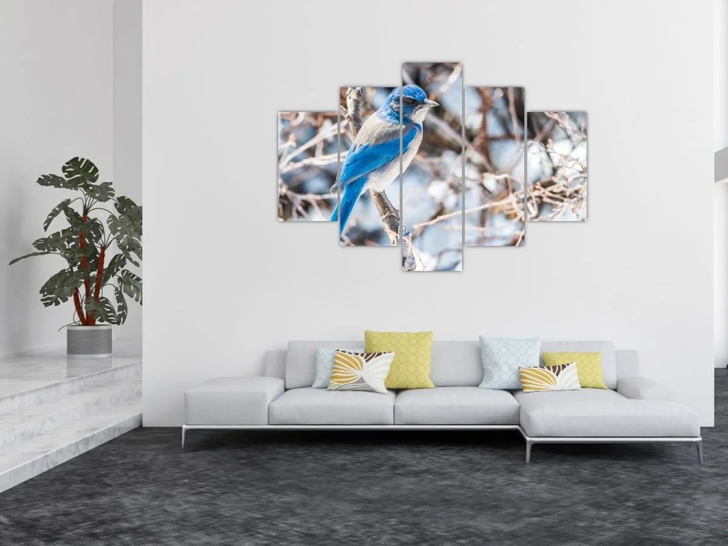 Tablou - Pasare de iarnă (150x105 cm)