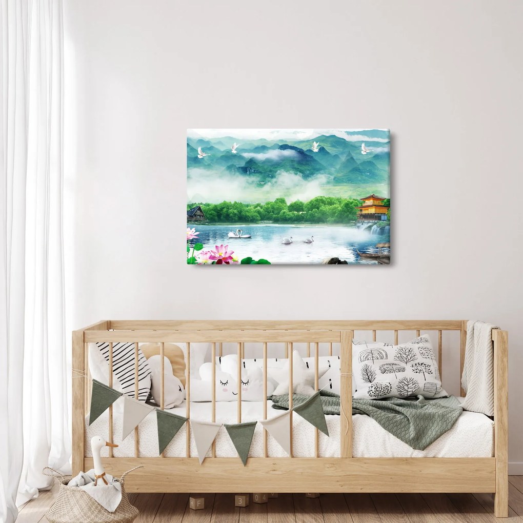 Tablou - Peisaj de vis (90x60 cm)