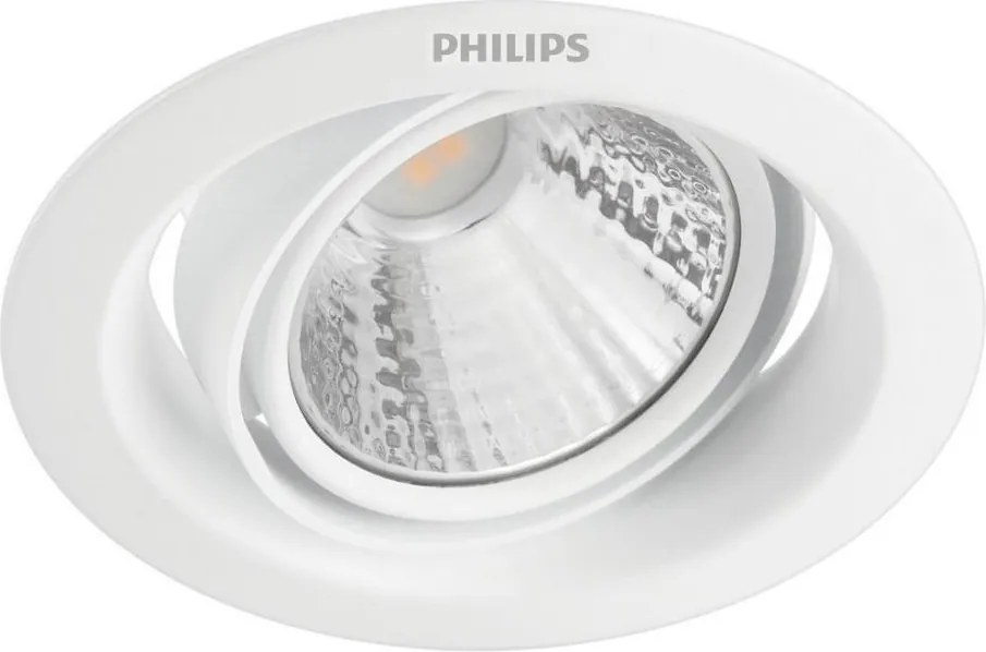 Philips 59556/31/E3 - Corp de iluminat LED încastrat POMERON, reglabil, 7W/230V