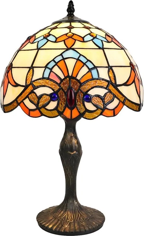 Brilagi - Lampă de masă Tiffany din vitralii MIRABELLA 1xE27/60W/230V