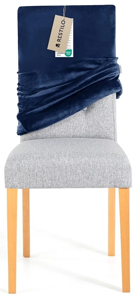 Restilo Husă pentru scaun Sento indigo, 48 x 48 x58 + 10 cm