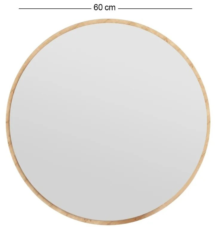 Ozze Natural oglindă 60 cm
