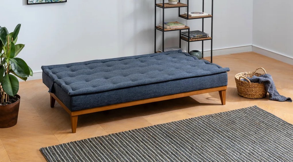 Canapea extensibilă Fuoco Dark Blue