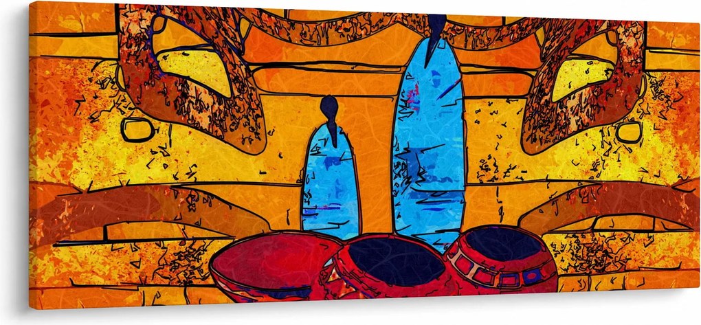 Tablou - Pictură străveche (120x50 cm)