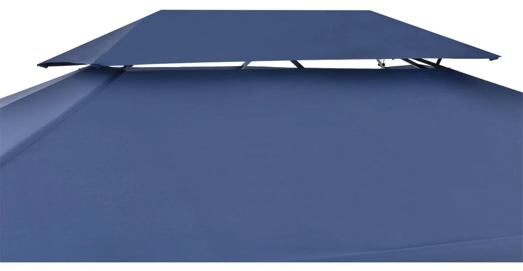 Cort de grãdinã "Capri" 3 x 4 m albastru închis