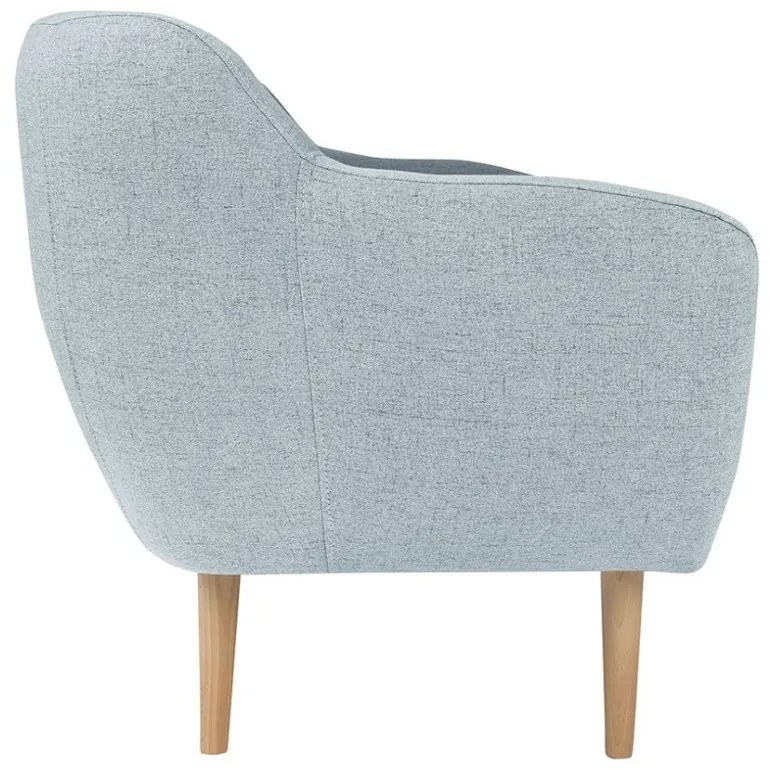 Supermobel Canapea tapitata NORDIC 2, 90x136x55, cablo 10, albastru deschis