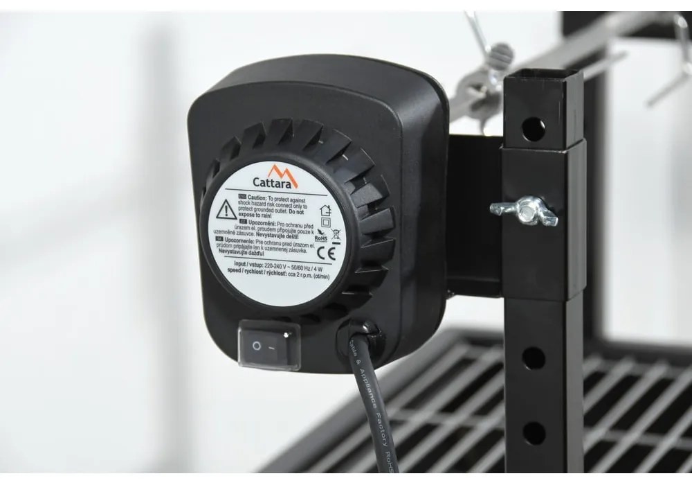 Grătar cu motor Cattara Barbecue, lungime 60 cm