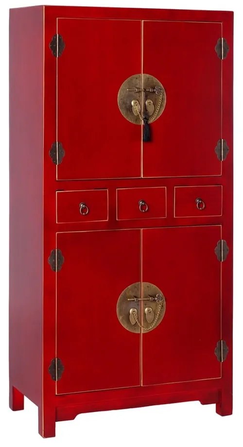 Dulap roșu 63x131 cm Oriente – Ixia