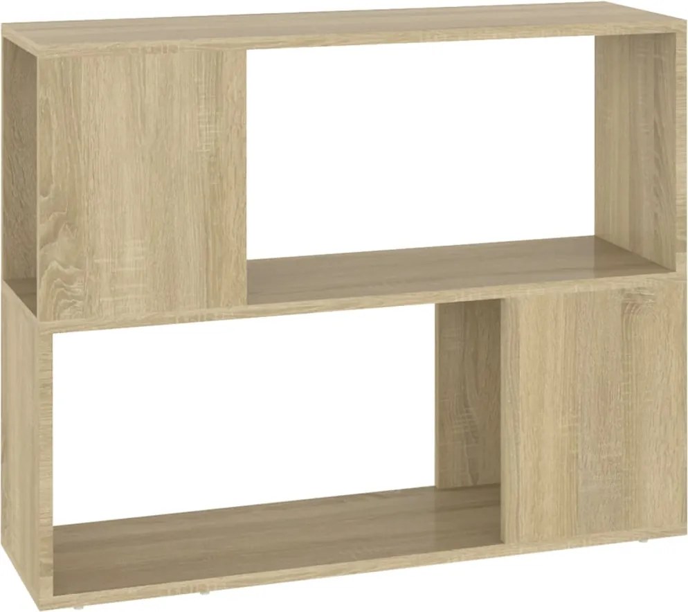 vidaXL Comodă TV, stejar sonoma, 80x24x63 cm, PAL