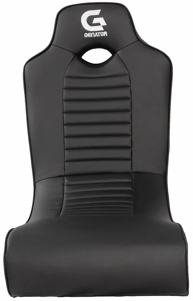 Fotoliu gaming, design ergonomic, spatar rabatabil, material PU, Negru