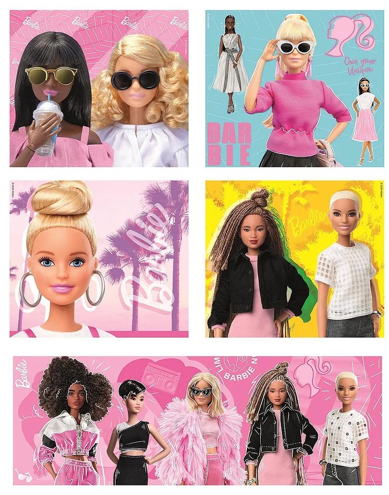 Barbie Girl Puzzle 10 în 1 Clementoni