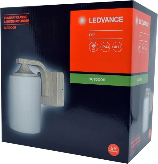 Aplică de exterior CYLINDER 1xE27/60W/230V IP43 Ledvance