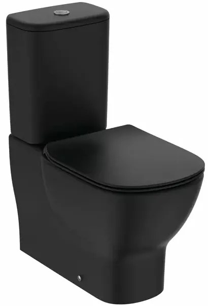 Rezervor pe vas wc Ideal Standard Tesi negru mat cu alimentare inferioara