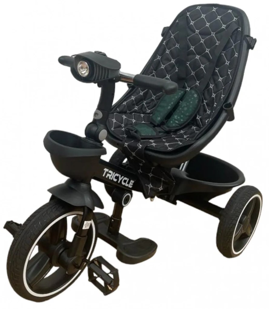 Tricicleta cu pozitie de somn si scaun rotativ - mov - TMR-51-mov