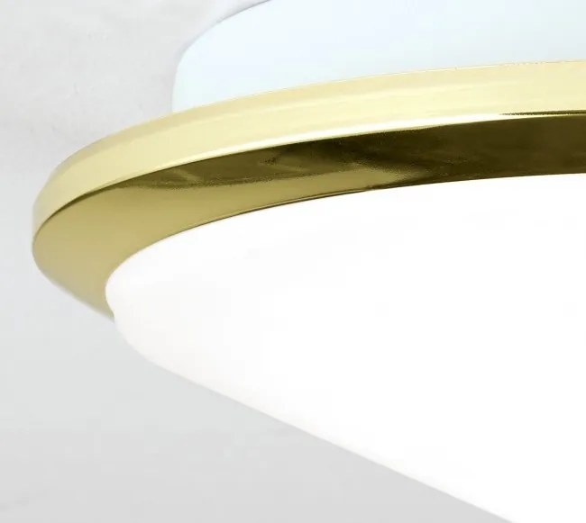 Plafoniera diametru 26cm, Rima shiny brass NU 9-310/26 MS OR